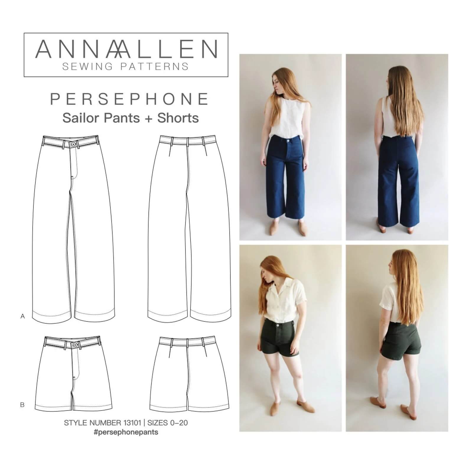 Anna Allen – Persephone Pants and Shorts - Image 9