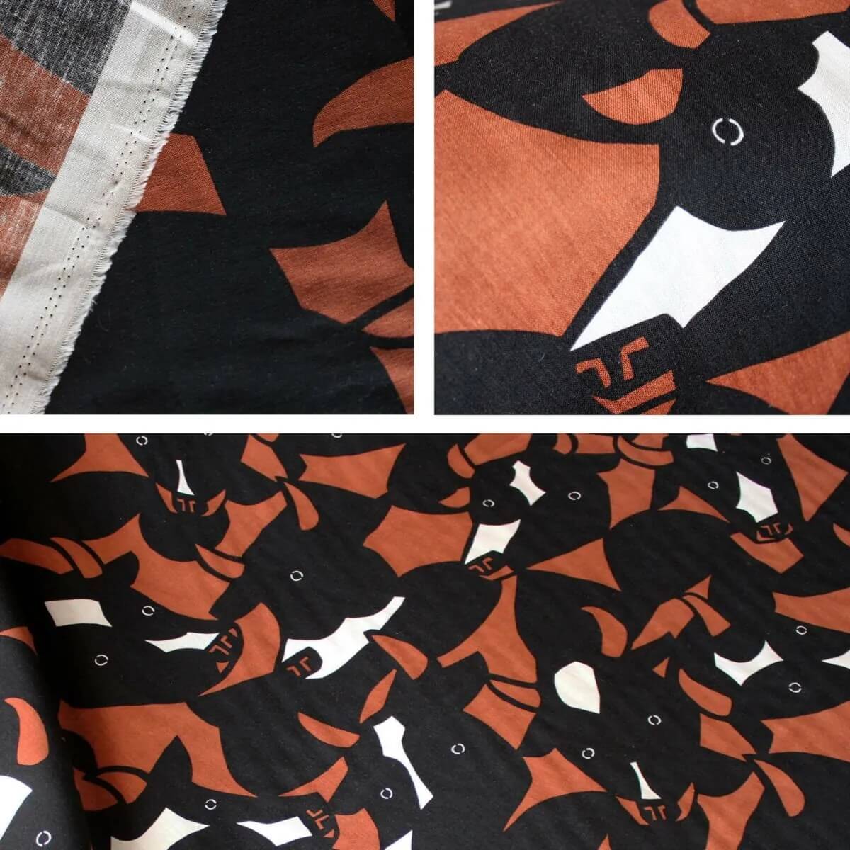 Gyu gyu (Cows) Brown - Image 8