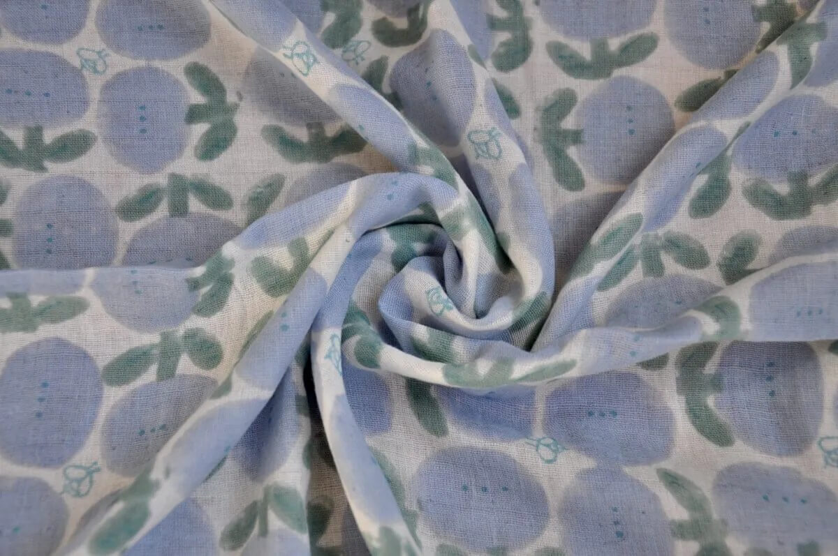 Honey Blue Double Gauze - Image 9